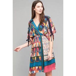 Anthropologie Multicolor Geometric Swim Coverup